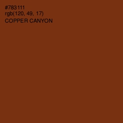 #783111 - Copper Canyon Color Image